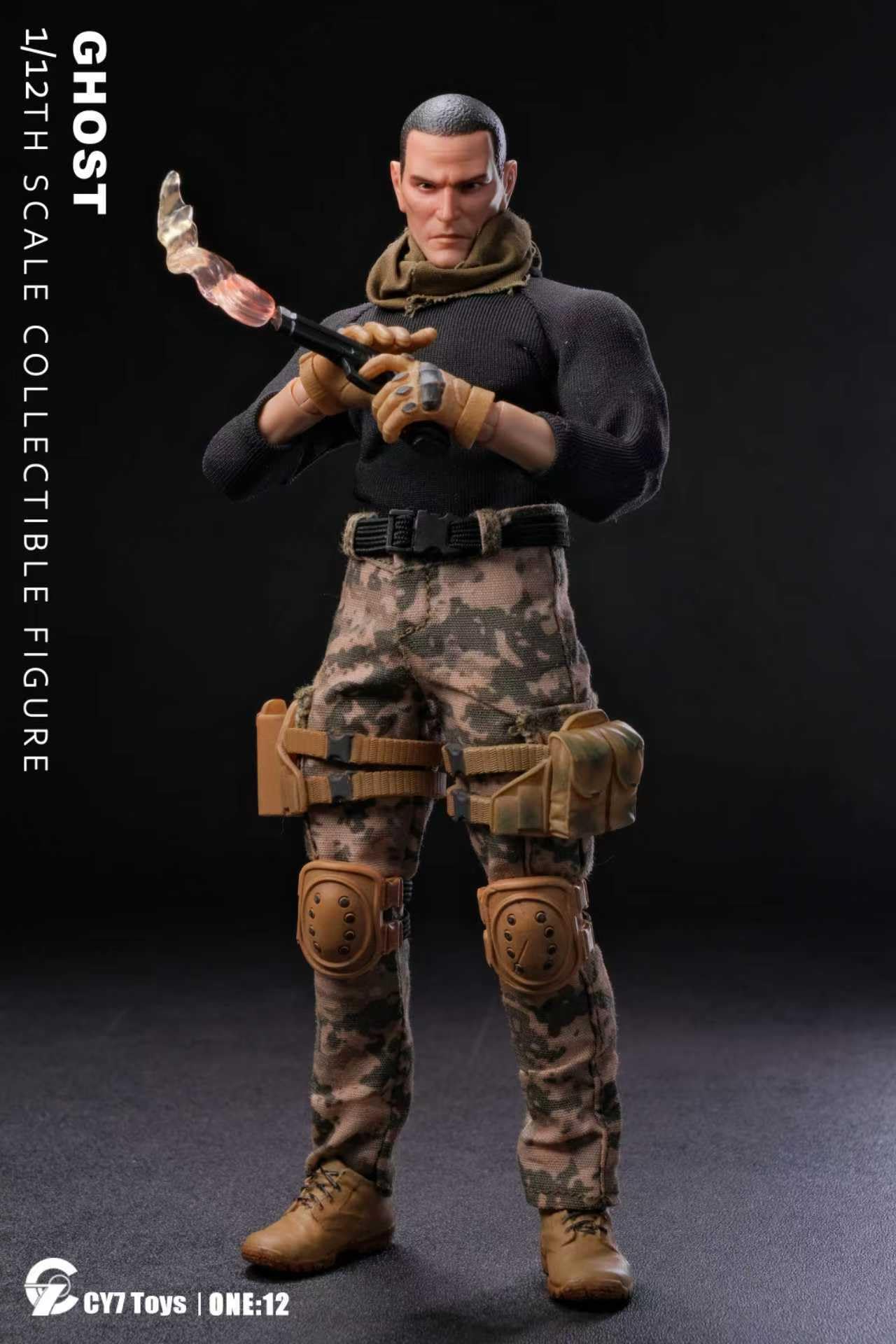 Amazon.co.jp: [Tbmodel] CY7-TOYS1/12 フィギュア用 GHOST素体 ヘッド