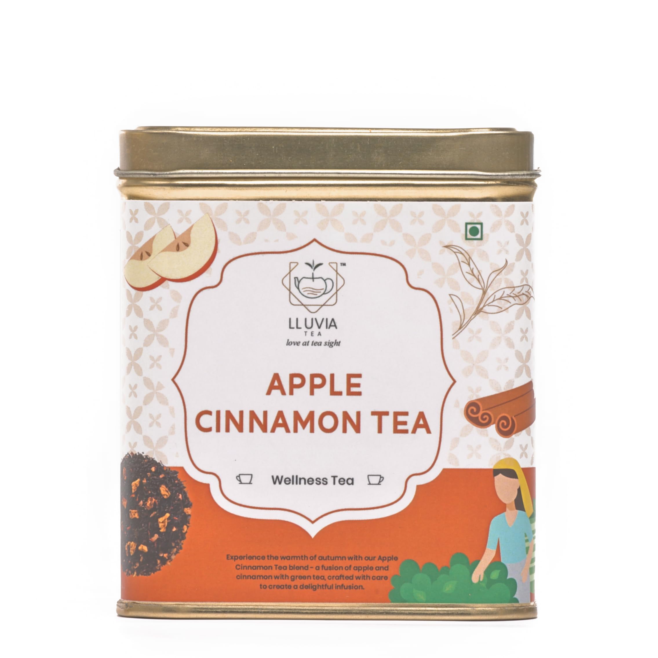 Lluvia Teas Apple cinnamon Tea| Rich In antiOxidants| Helps in digestion| 50gm tin (B0DCSX9PZG) Amazon Price History, Amazon Price Tracker