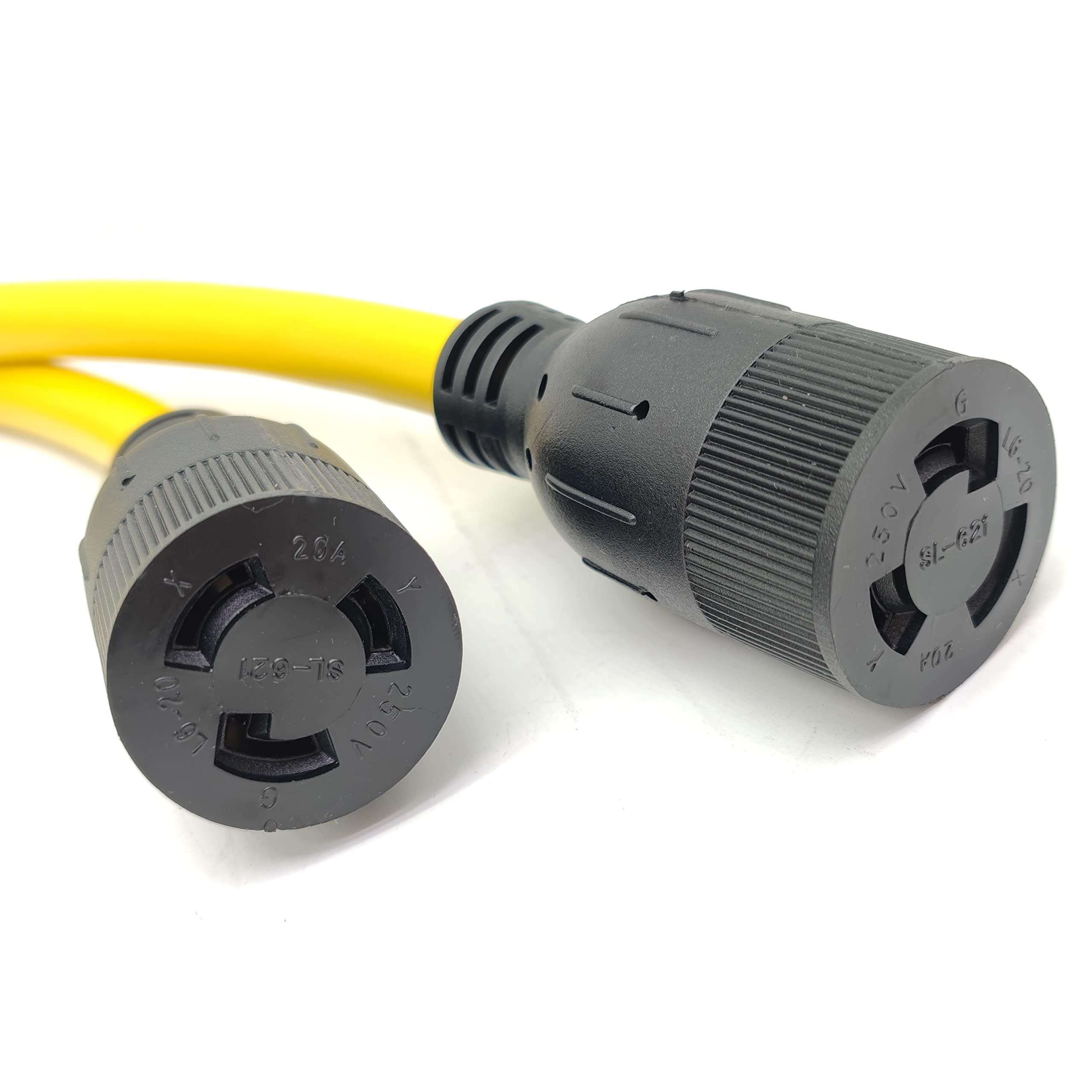 Amazon.com: Parkworld 885187Y NEMA L6-20 Y Splitter Cord for PDU  