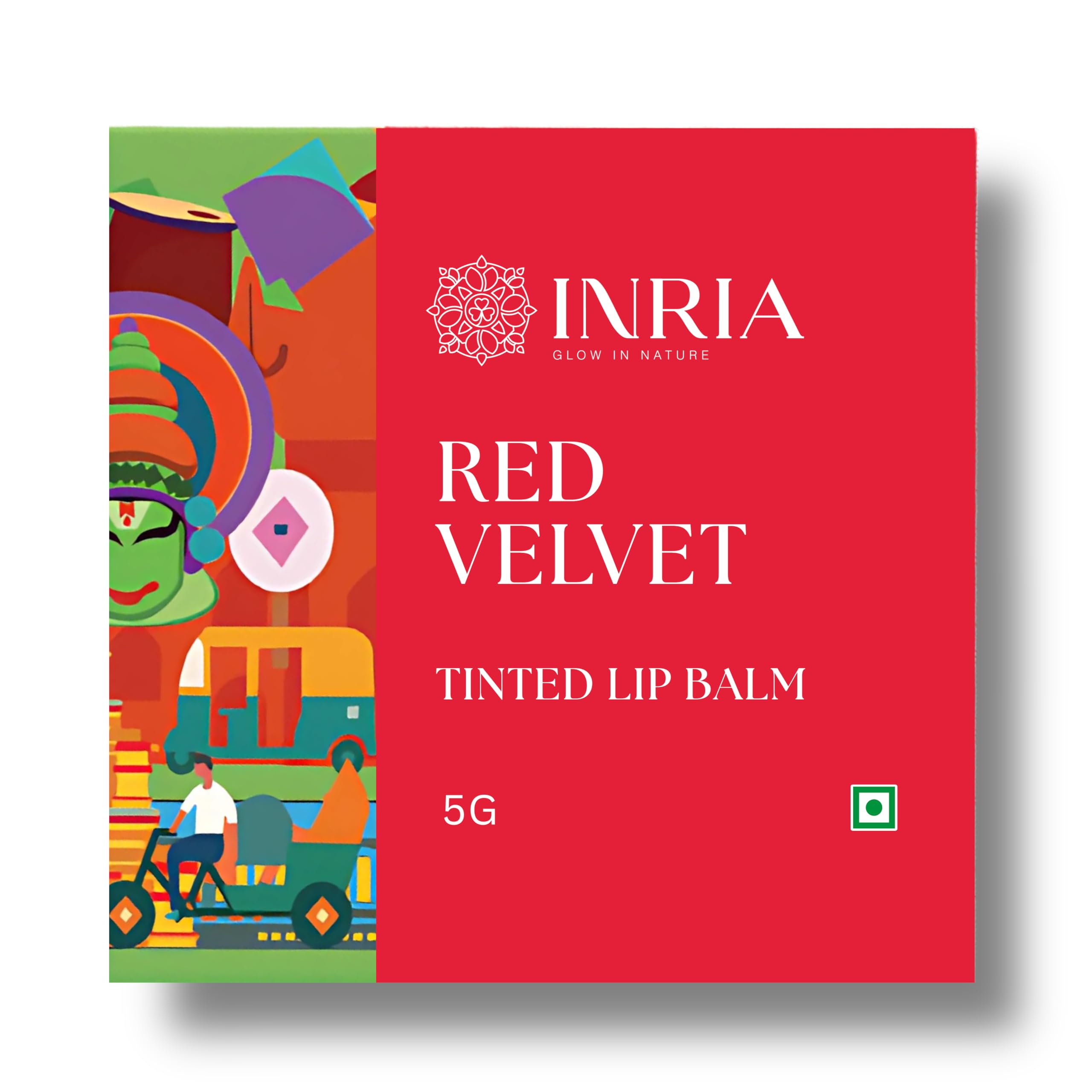 INRIA Red Velvet Tinted Lip Balm, 5g, Natural-image-8