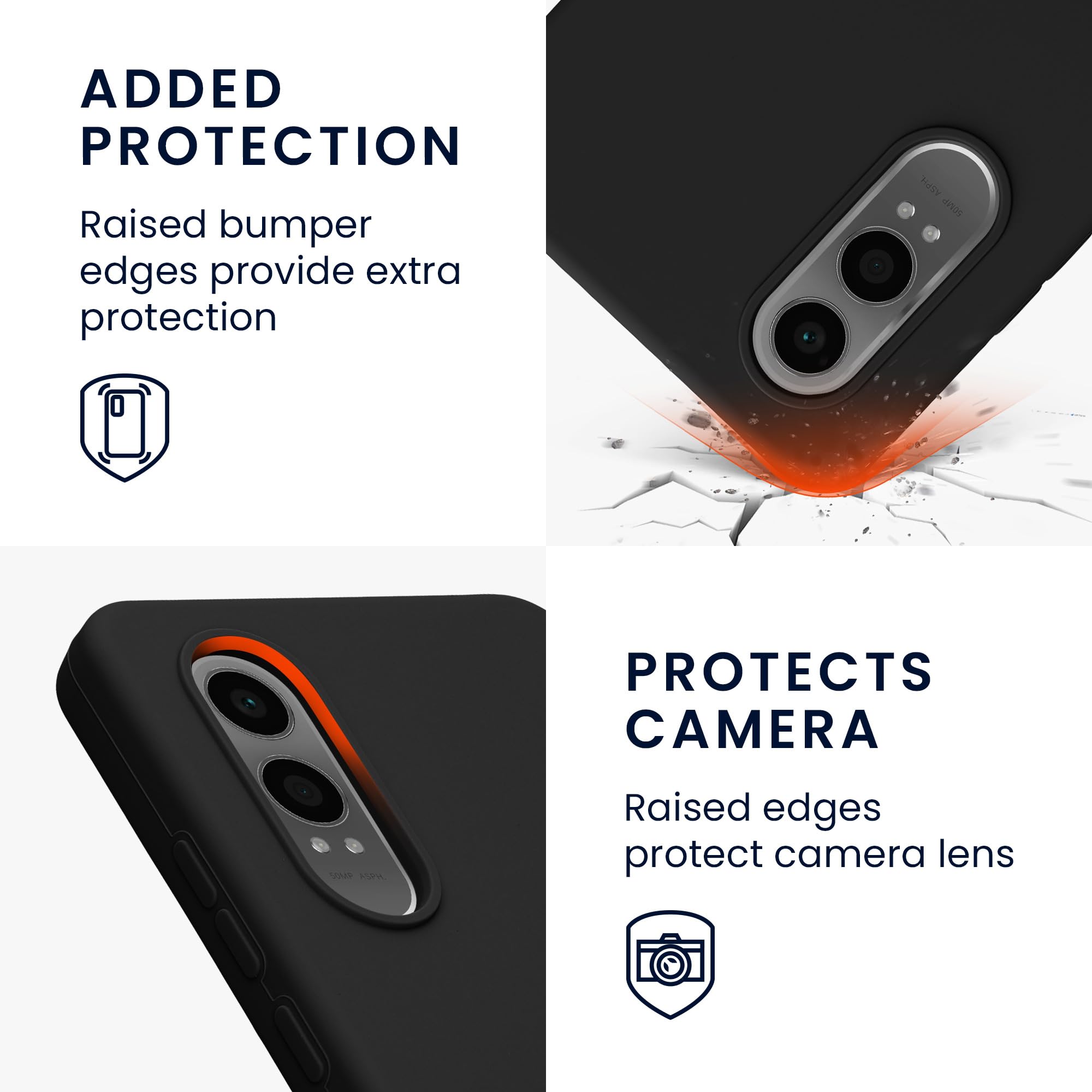 kwmobile Case for OnePlus Nord CE 4 Lite 5G Case - Soft Cover - Shockproof Silicone - Wireless Charging Black - Image 3