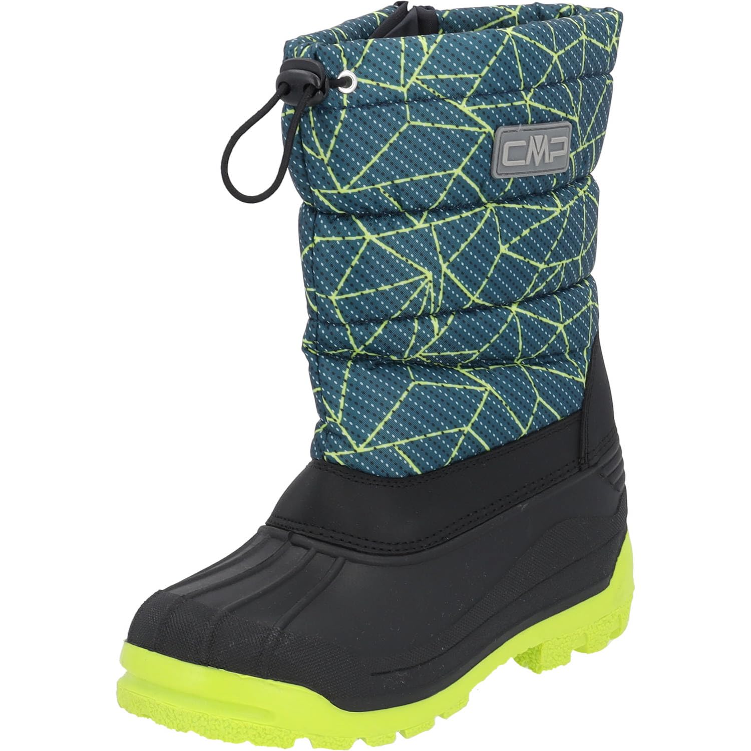 CMP Kids Sneewy Snowboots, Deep Lake-Acido UK 7