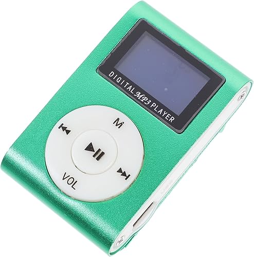 Mini reproductor USB con pantalla LCD de aleación de aluminio ABS Shell batería recargable Li-ion Reproductor de música digital portátil con ranura