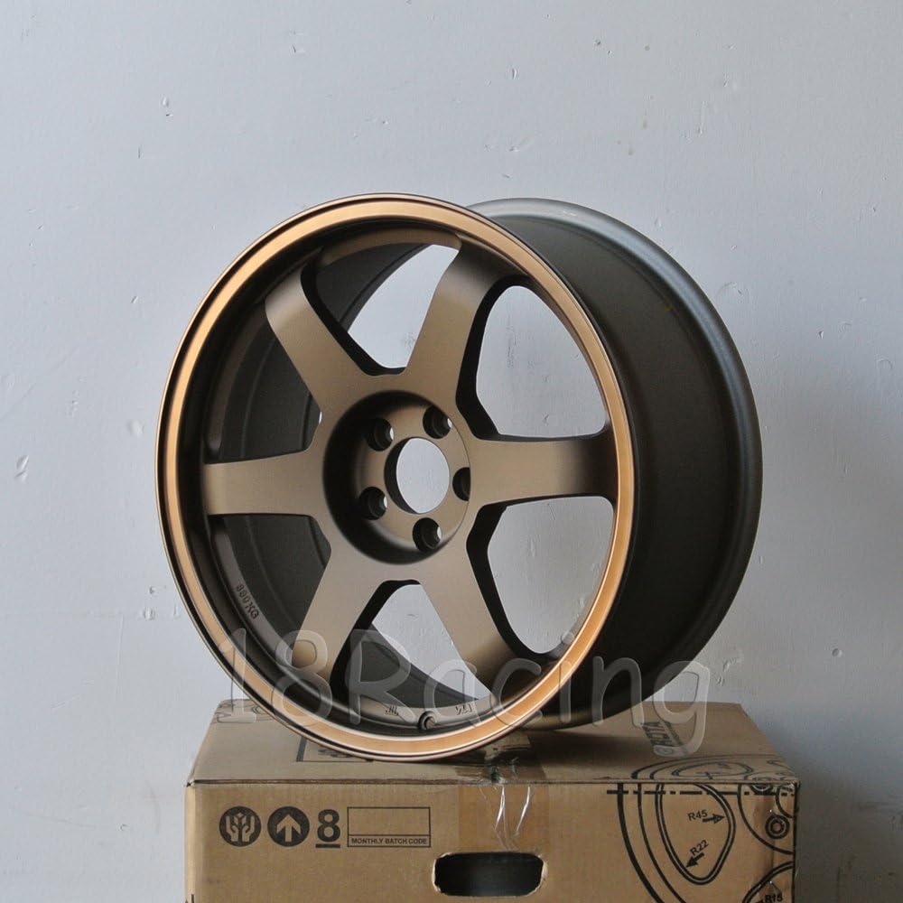 4 PCS ROTA GRID 18x8.5 PCD: 5X108 OFFSET:42 HB:73 SPEED BRONZE