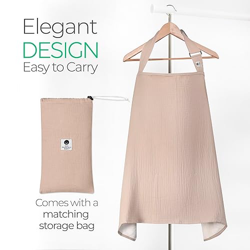 Miniatura 19 de San Francisco Baby Nursing Cover – Breathable Breastfeeding Cover for Nursing, 360° Nursing Cover Up for Breastfeeding, Privacy Nursing Covers,