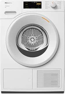 Miele TSD263 WP 8 kg Tumble Dryer - Freestanding, Quiet Dryer with Heat Pump, Miele@Home Intelligent Laundry Care, A++ Rated Energy Efficiency, in Lotus White