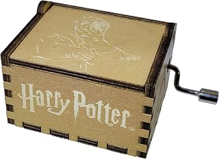 TheLaser'sEdge Harry Potter Mini Music Box Gift - Gold Happiness | A Keepsake as Gifts for Women, Men, Birthday, Christmas, Mother’s Day, Anniversary