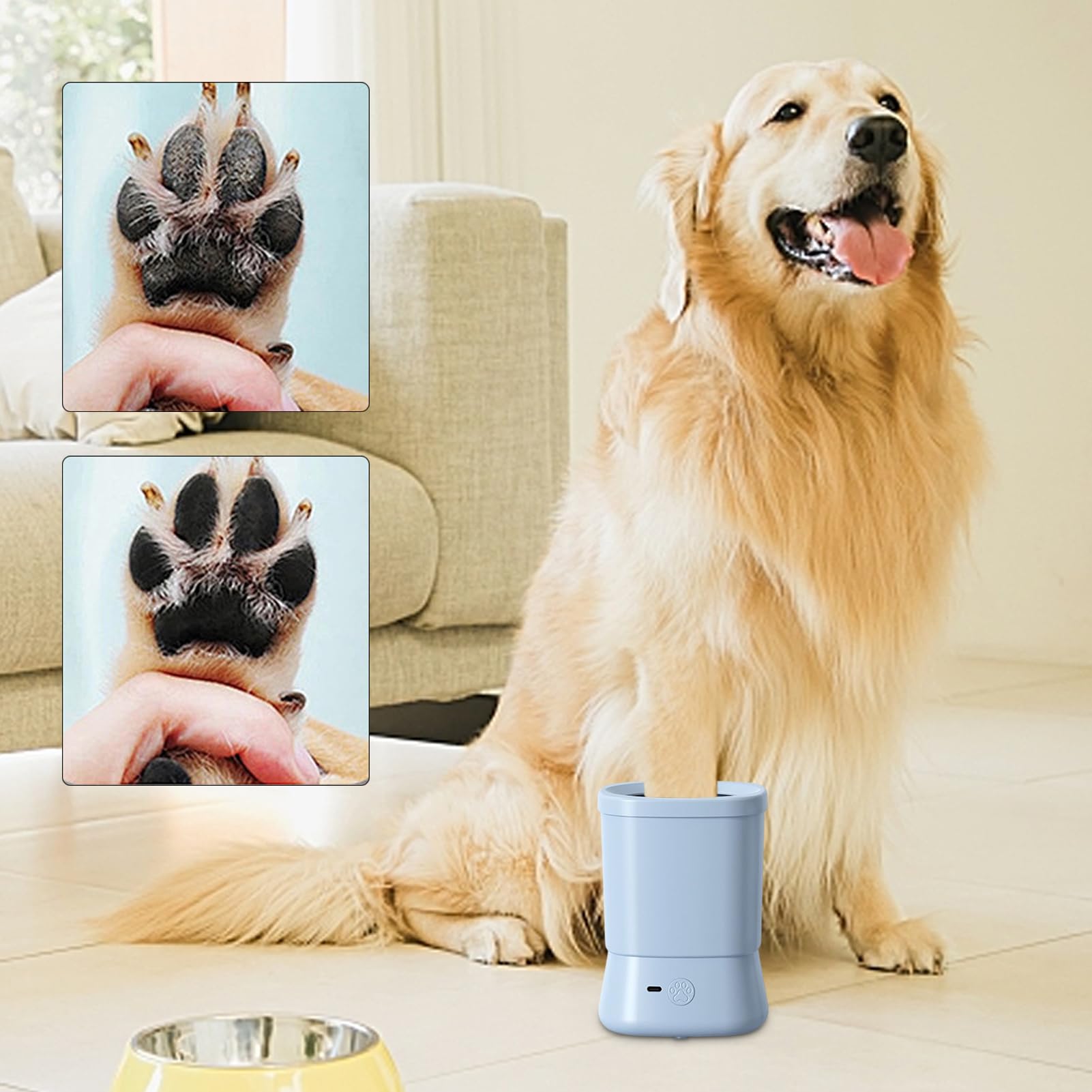 Nettoyeur De Pattes Pour Chien Nettoyeur de Pattes Automatique pour Chiens