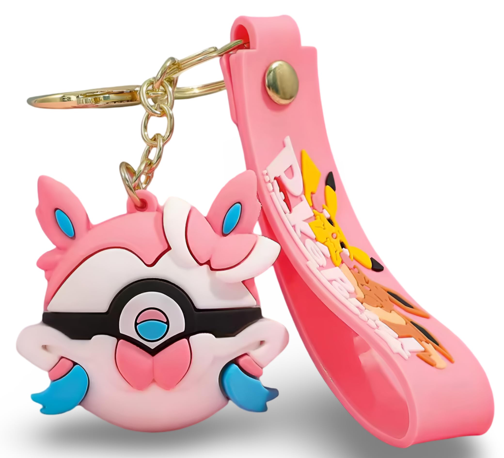 Pokemon | Pokeball Keyring/Bag Charm Figure | 15+ Years | Sylveon โ image 1