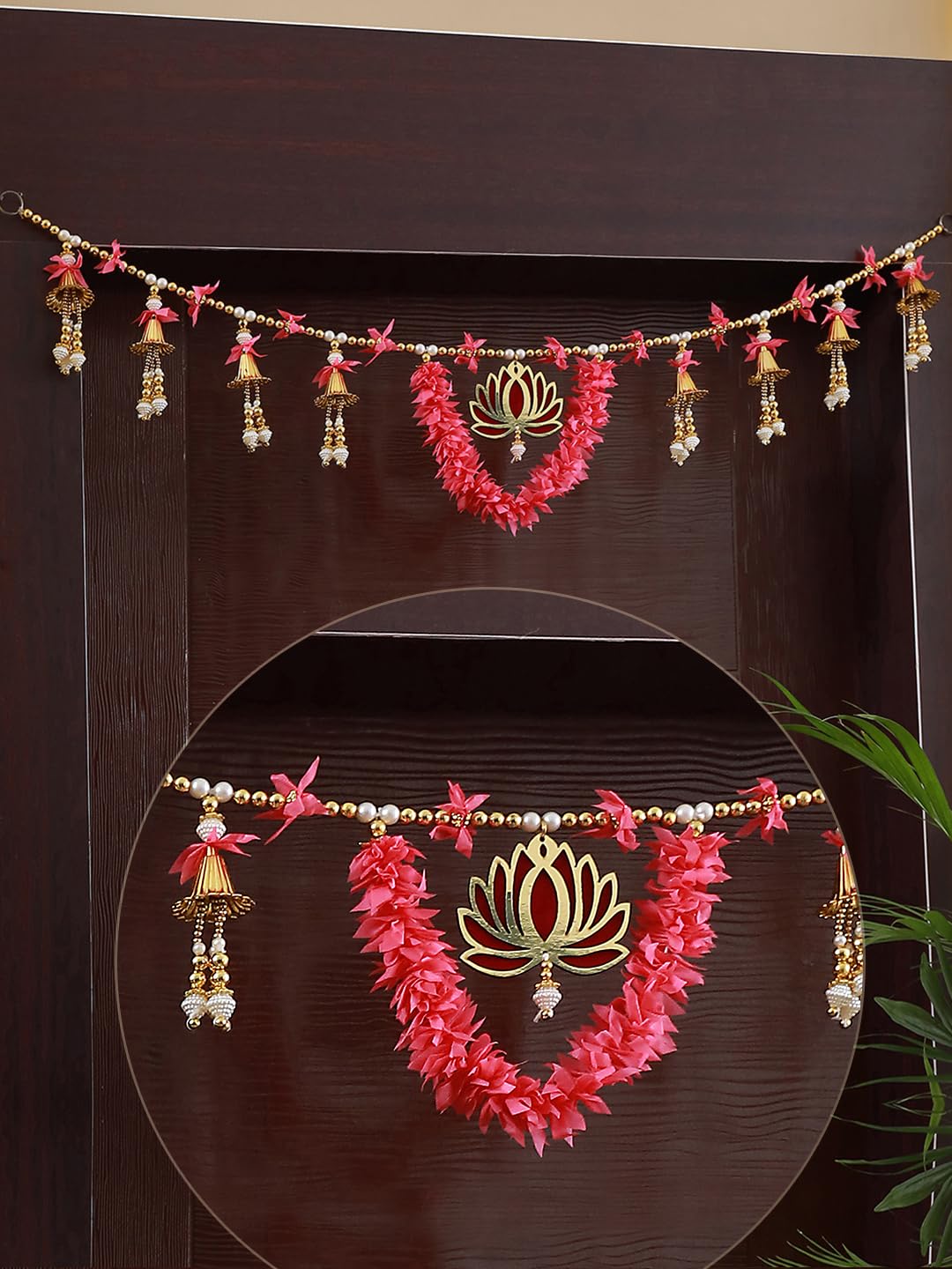 TIED RIBBONS Torans for Main Door Wall Hanging Bandhanwar for Entrance Door Bandarwal for Festive Diwali Decor (Length 36 inch) - Diwali Decoration Item for Home Decor (B0CJ4V9MR3) Amazon Price History, Amazon Price Tracker