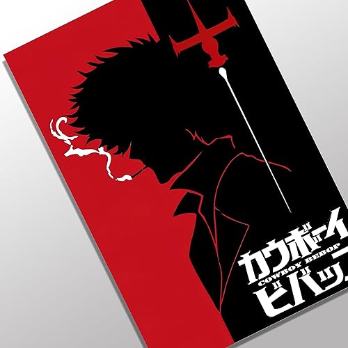 Miniatura 3 de Carteles de regalos de mercancía de anime de Cowboy Bebop, versión sin marco, póster HD para sala de estar, dormitorio, club, decoración de pared,