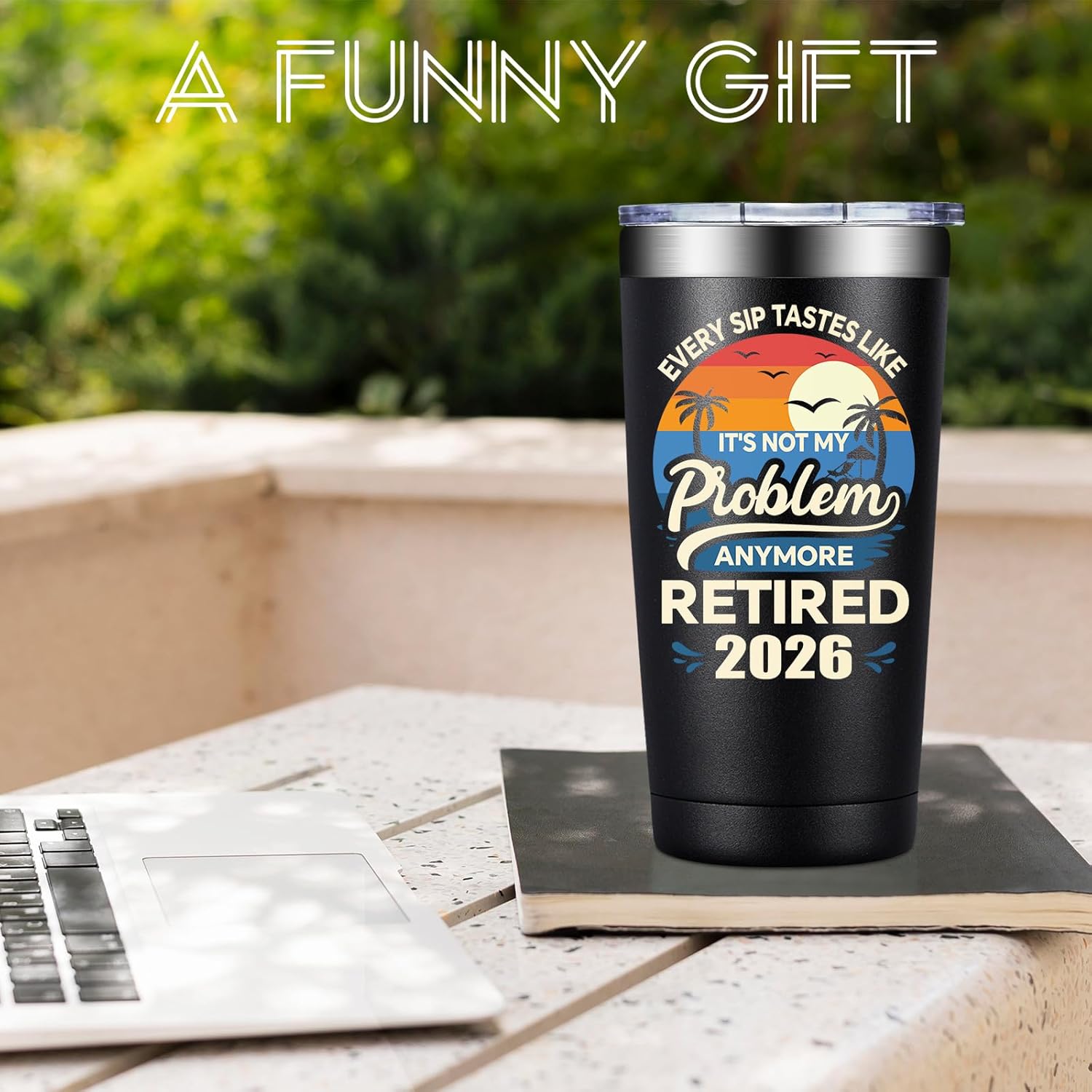 Grifarny Retirement Gifts for Men 2026 - Funny Retirement Gifts for Coworker, Teachers, Boss, Friends, Family - The Legend Has Retired Tumbler Cup 20 oz - Image 7