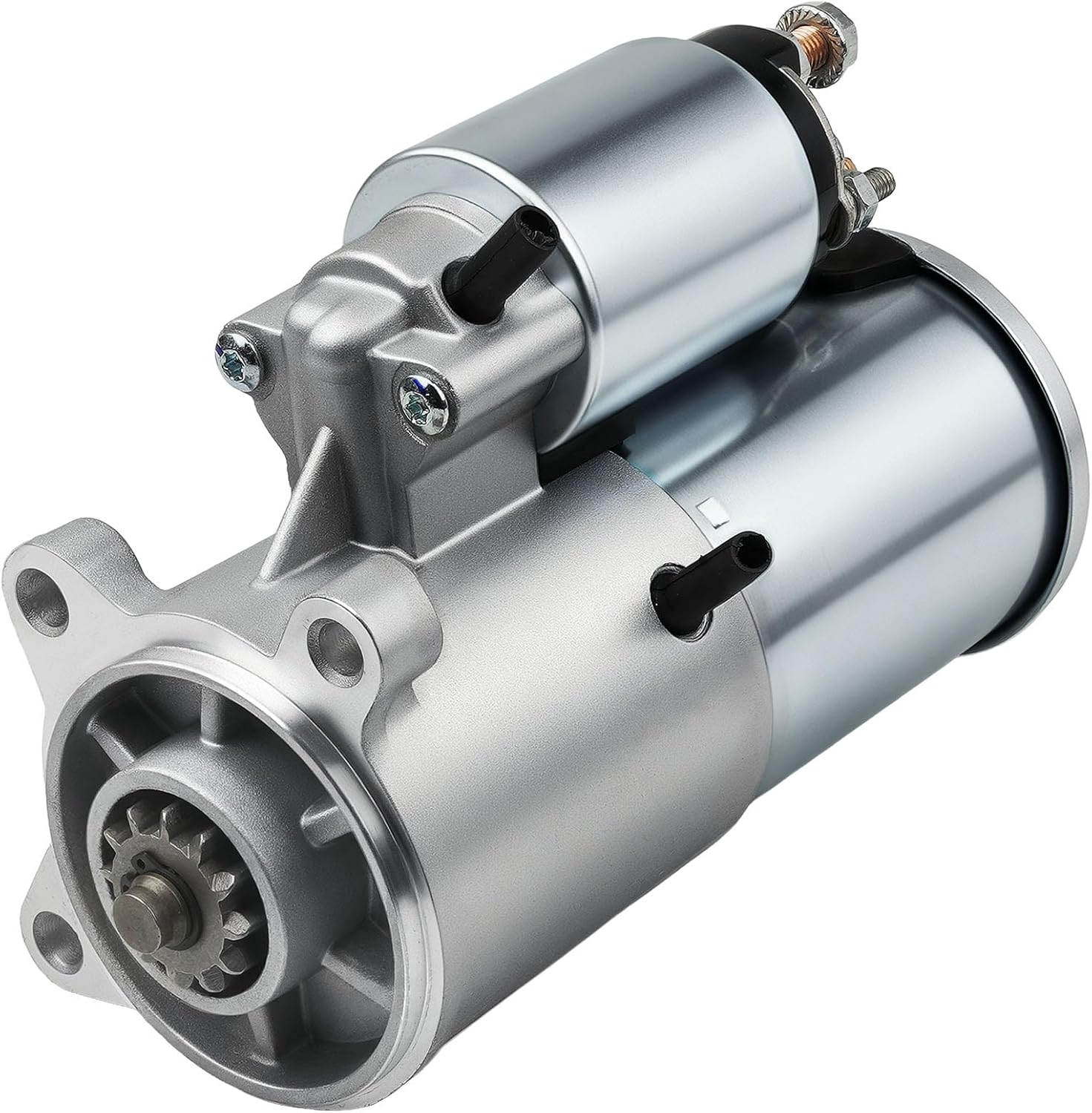 Ford Starter Compatible with 00-05 Excursion, 99-13 Expedition F-150 F-250 F-350 F-450 F-550 Super-Duty Lincoln Navigator, 05-10 Mustang, 99-13 V8 V10 4.6 5.0 5.4 6.2 6.8L Replace 4L34-11000-AA 6646N