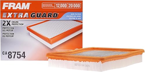 FRAM Extra Guard CA8754 - Filtro de aire de repuesto para modelos seleccionados Buick, Chevrolet, Oldsmobile, y Pontiac, proporciona protección de