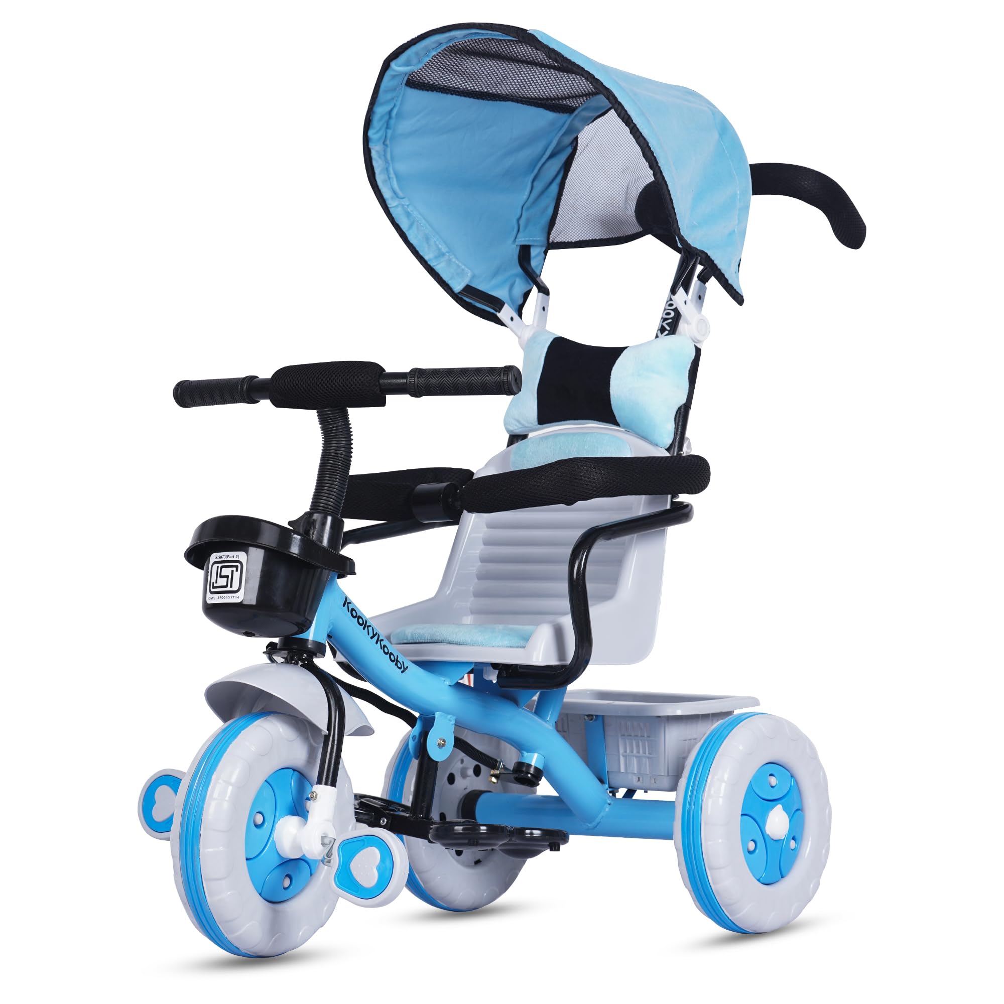 Amardeep Plug N Play Kids/Baby Casper Tricycle with Adjustable Parental Control Armrest for 12-60 Months Boys/Girls/Carrying Capacity Upto 30kgs (B0CMXB3VGZ) Amazon Price History, Amazon Price Tracker