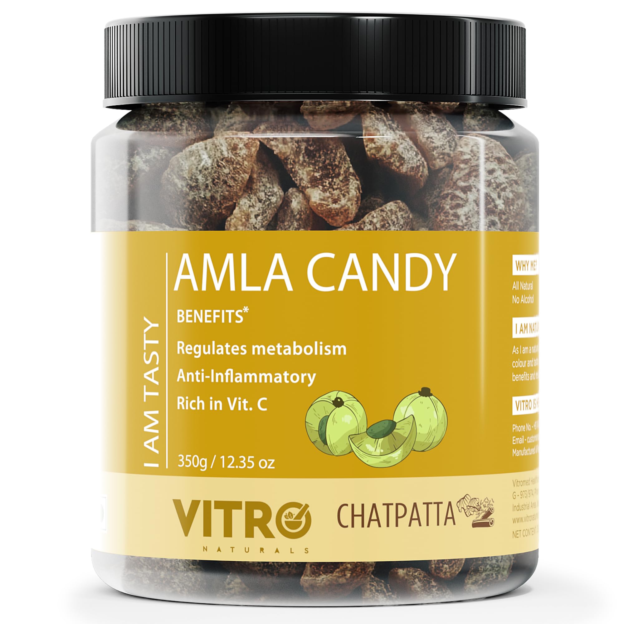 Amla Candy |100% Natural Dry Chatpata Amla Candy|Rich in VitaminC | BoostDigestion