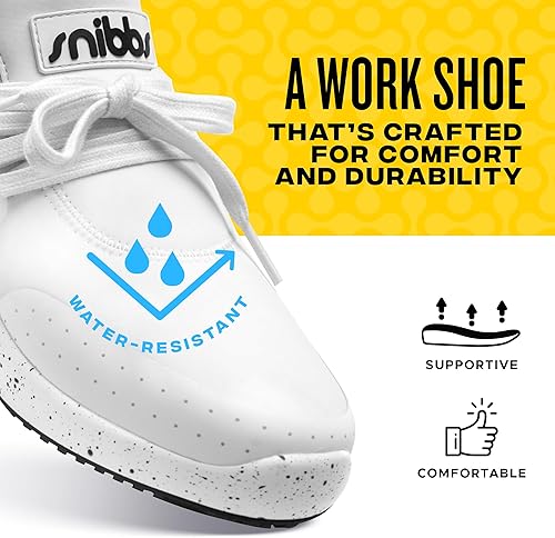 Miniatura 2 de Snibbs Zapatos de cocina de trabajo antideslizantes Spacecloud para hombre - Negro - Talla para hombre adulto