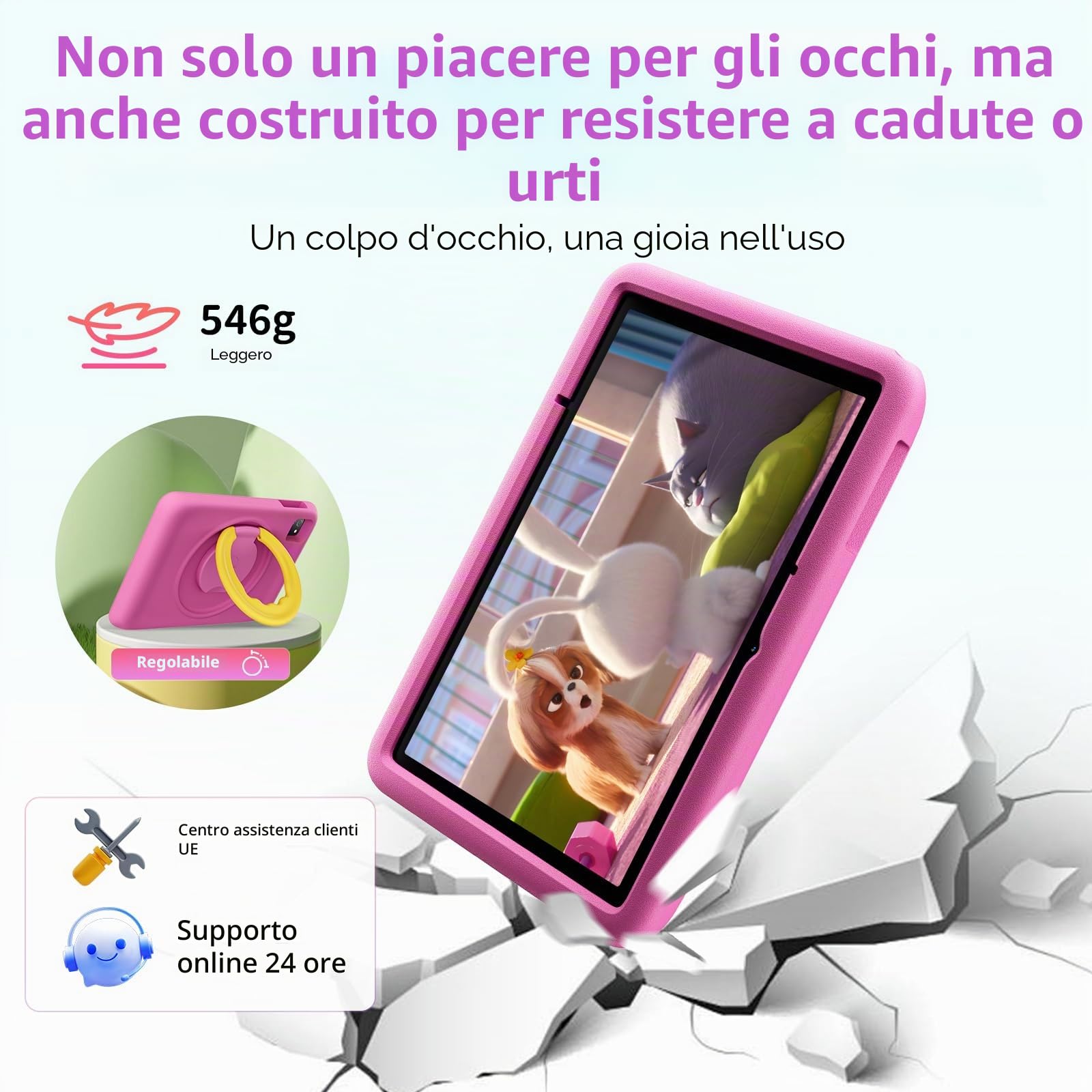 BLACKVIEW TAB A6 KIDS (WIFI - 10.1'' - 4/128GB) PINK
