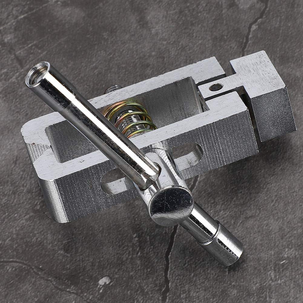 Aramox Morsetto per Misuratore di Tensione di Spinta, Dispositivo di Push Pull in Acciaio Inossidabile 500N, Dispositivo Micrometrico di Apertura da 20 Mm per Test di Trazione su Pellicola per Cavi