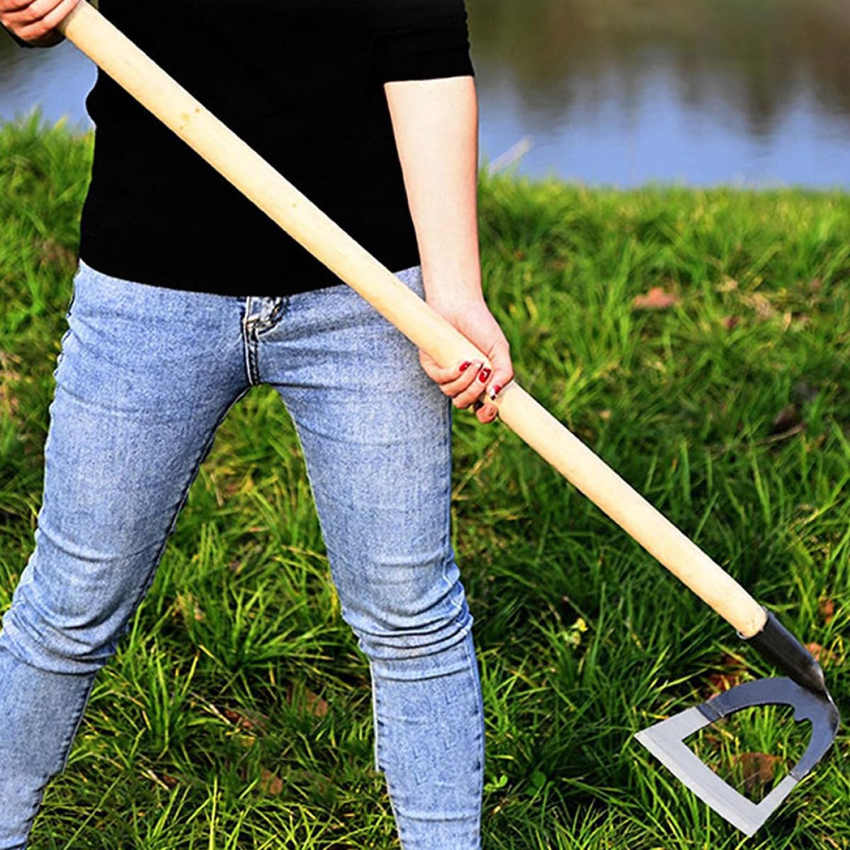 Attrezzo da Giardino per Allentare e Scavare in Inossidabile Resistente e Multiuso per Appassionati di Giardinaggio e Esterno