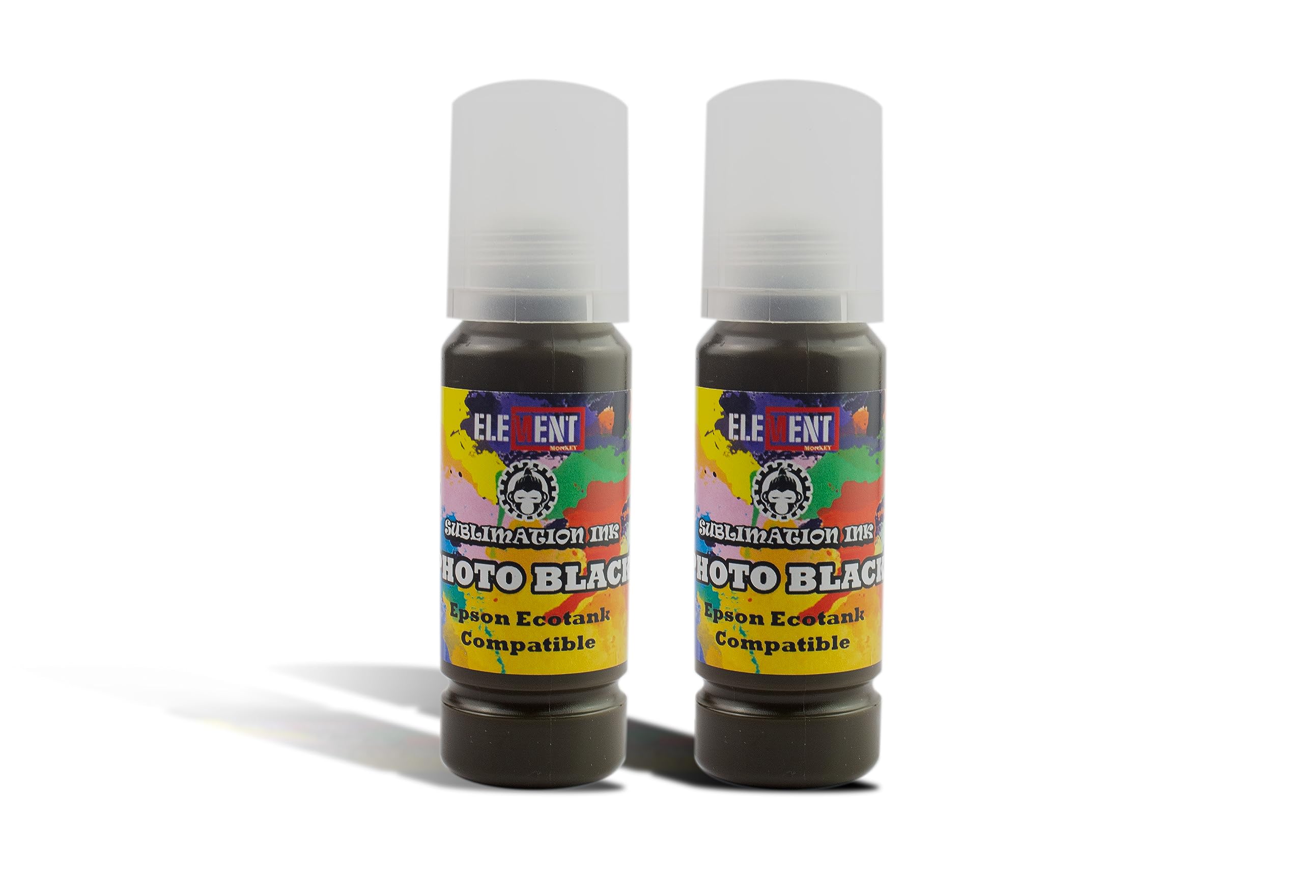 Element Monkey Sublimation Ink Photo Black (2X Pack)