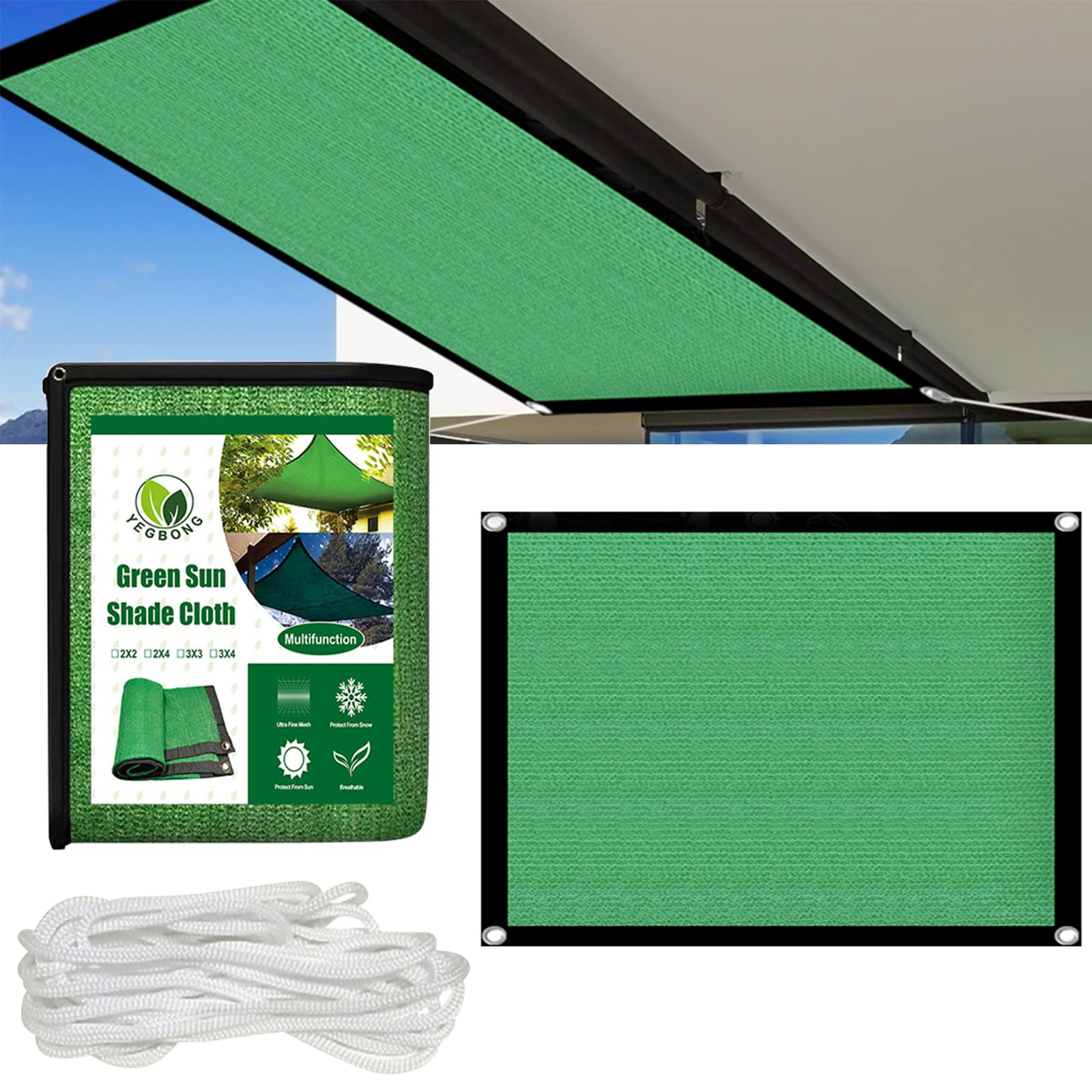 Buy Mopoin Shade Cloth for Greenhouse,10 x 13 FT Green Outdoor mesh tarp Shades Cloth