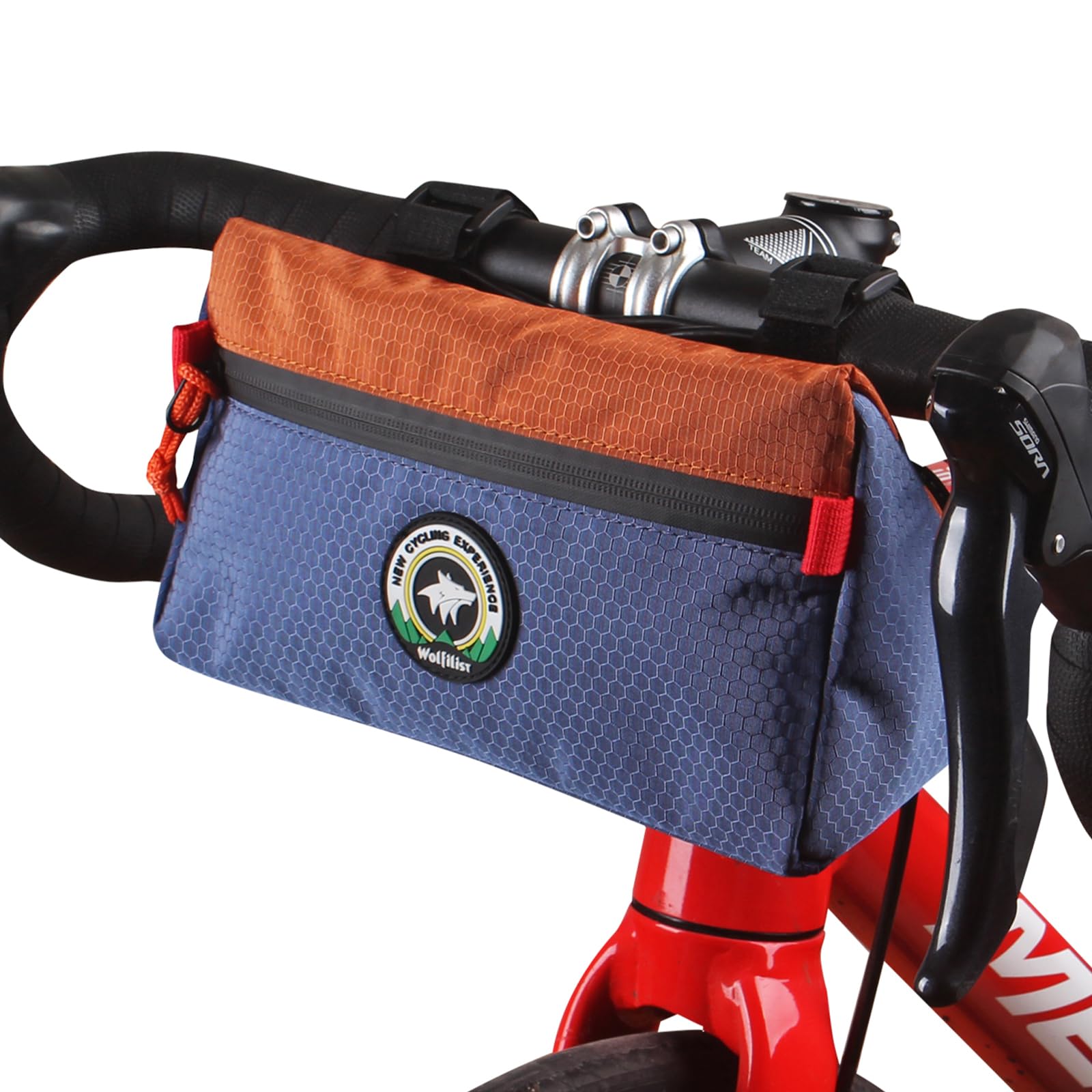 Vortika Bike Handlebar Bag, Bicycle Front Bag, Kids Handle Bar Bag, Storage Bag with Shoulder Strap for Men Women Kids Outdoor Road MTB Cycling