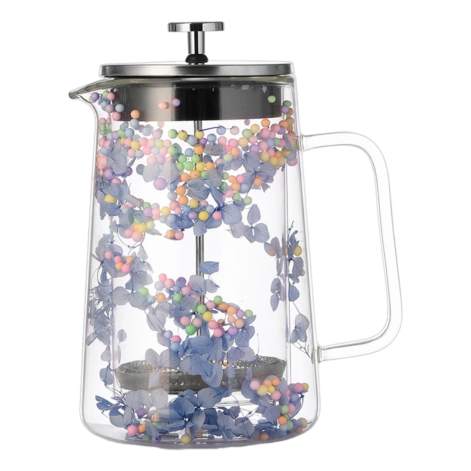 MALSSE 650ML with Thermal Insulation for Coffee Dried Flower Use French Pressing Coffee Maker