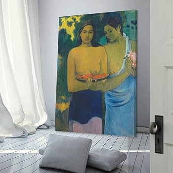 Amazon.co.jp: Paul Gauguin ポールゴーギャン二人のタヒチ女性