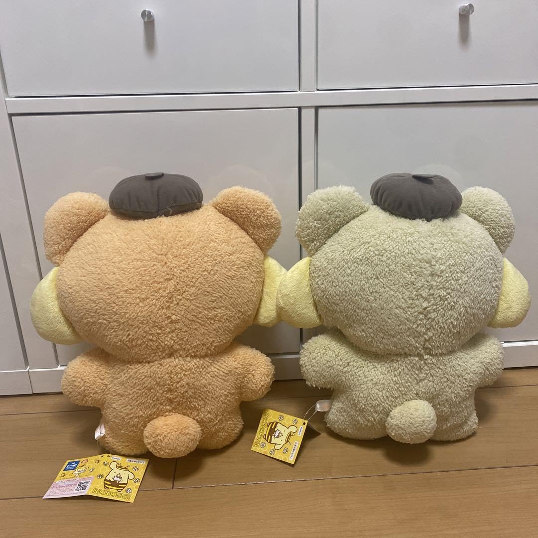 Amazon.co.jp: ポムポムプリン ラテクマBIGぬいぐるみ 全2種