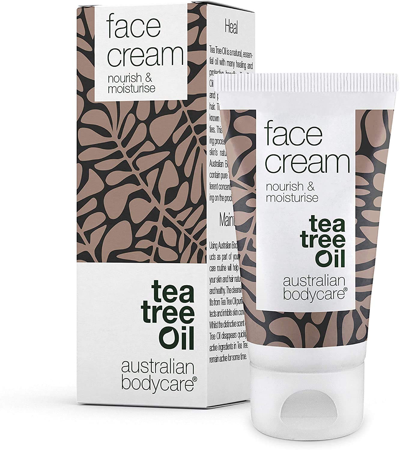 Australian Bodycare Face Cream 50ml - Moisturiser spot treatment, pimple, oily, acne prone skin. Tea Tree Cream Face Moisturiser. Spot Cream and anti blemish moisturiser. 100% Natural Tea Tree Oil.