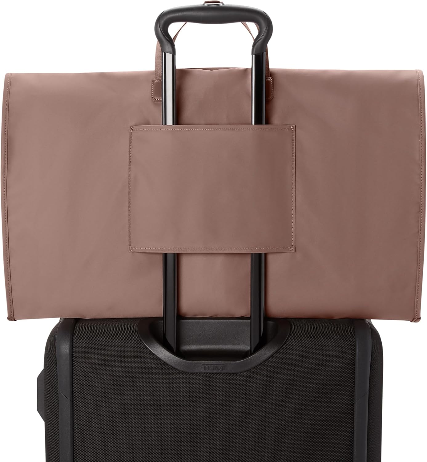 TUMI - Travel Accessory Garment Bag - Foldable Garment & Suit Carrier with Add-A-Bag Sleeve - For 2 Garmets - Light Mauve - Image 4