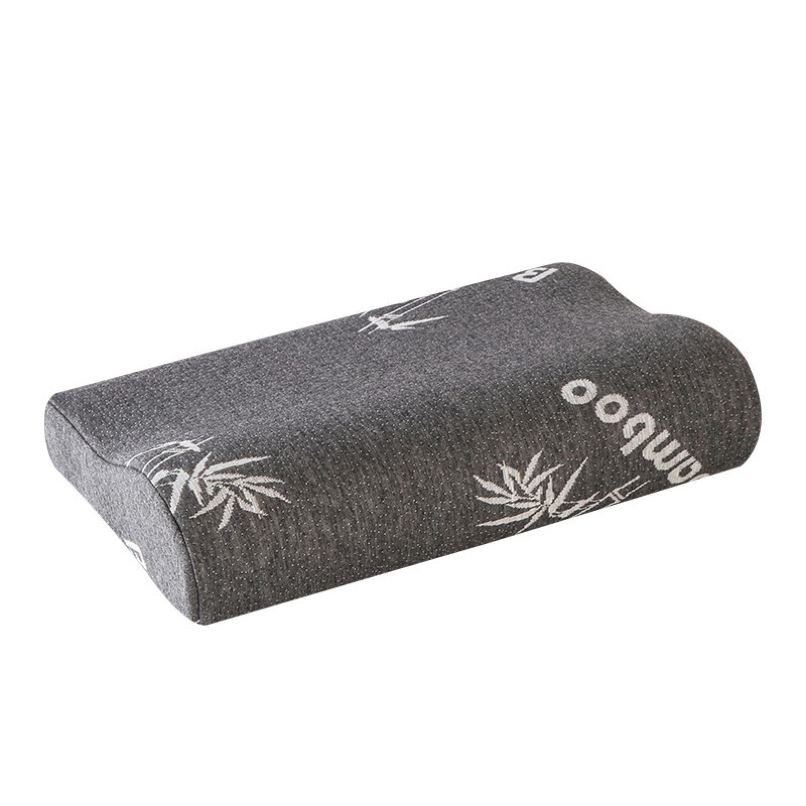 Support Cervical Pillow 50 * 30cm Bamboo Fiber Slow Rebound Memory Foam Pillows