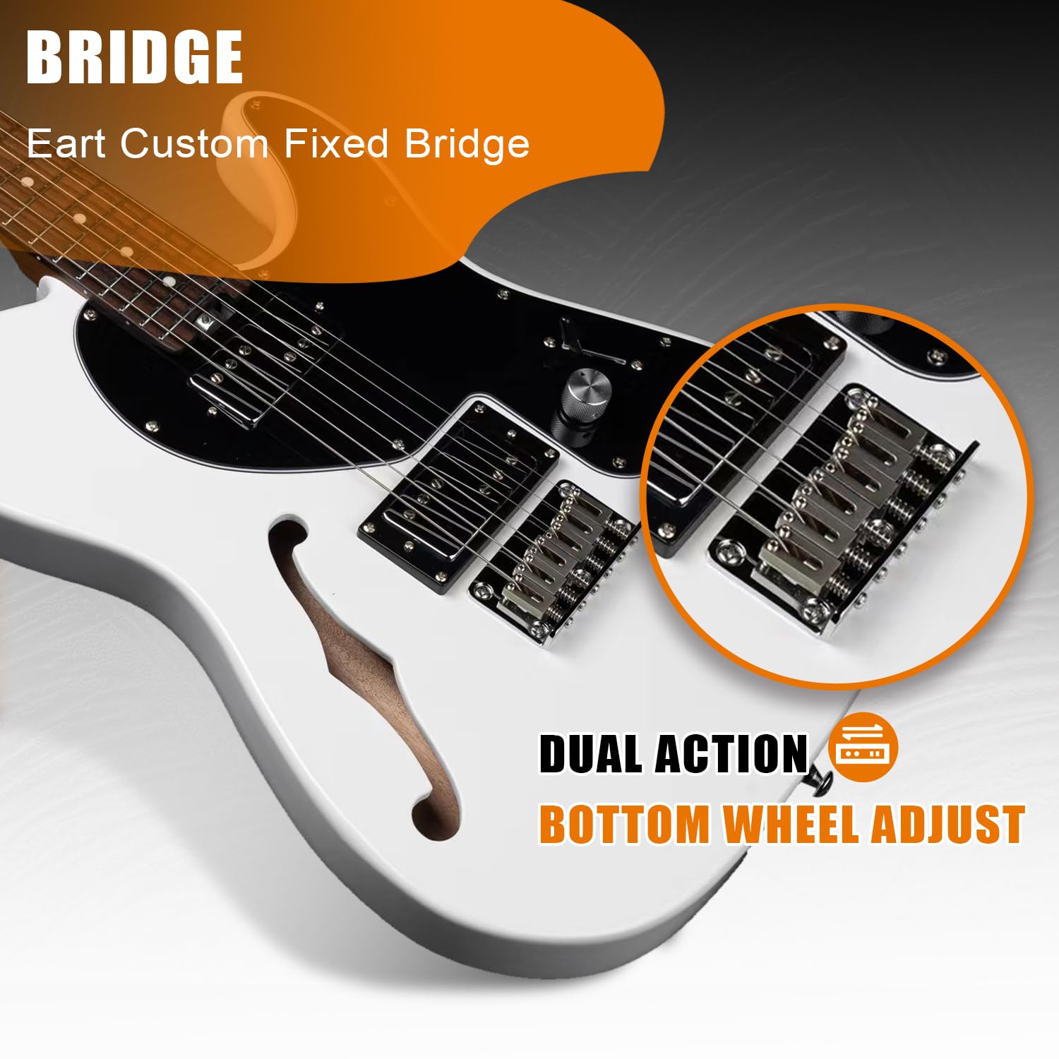 Amazon | EART E-TT72 6弦セミホロウボディ・エレキギター 多彩