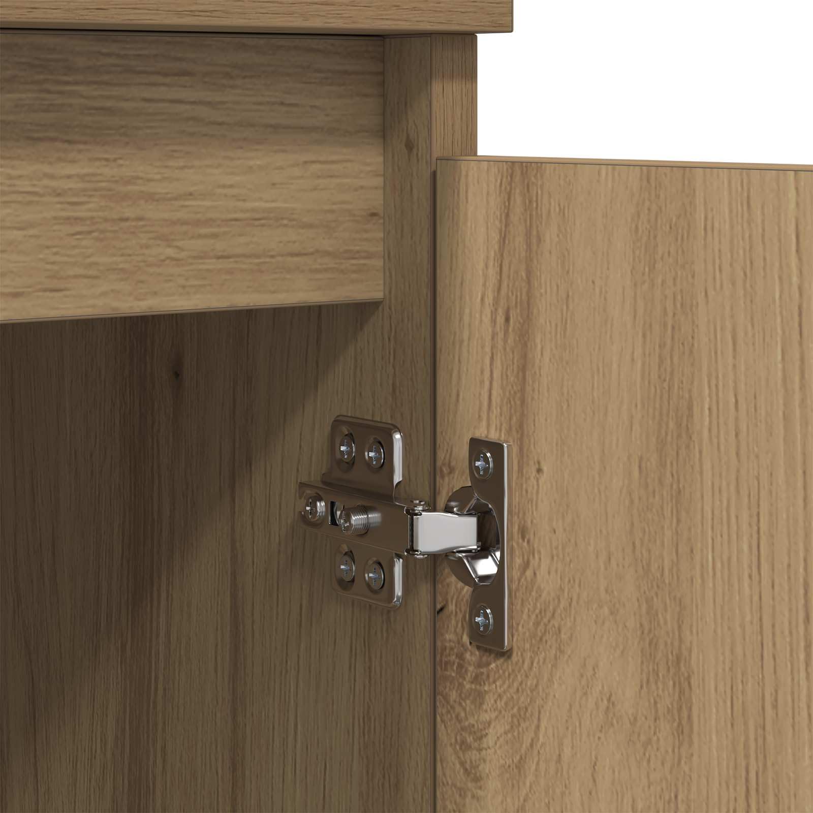 vidaXL Aparador Roble Artisan 60 x 35 x 70 cm Madera de ingeniería