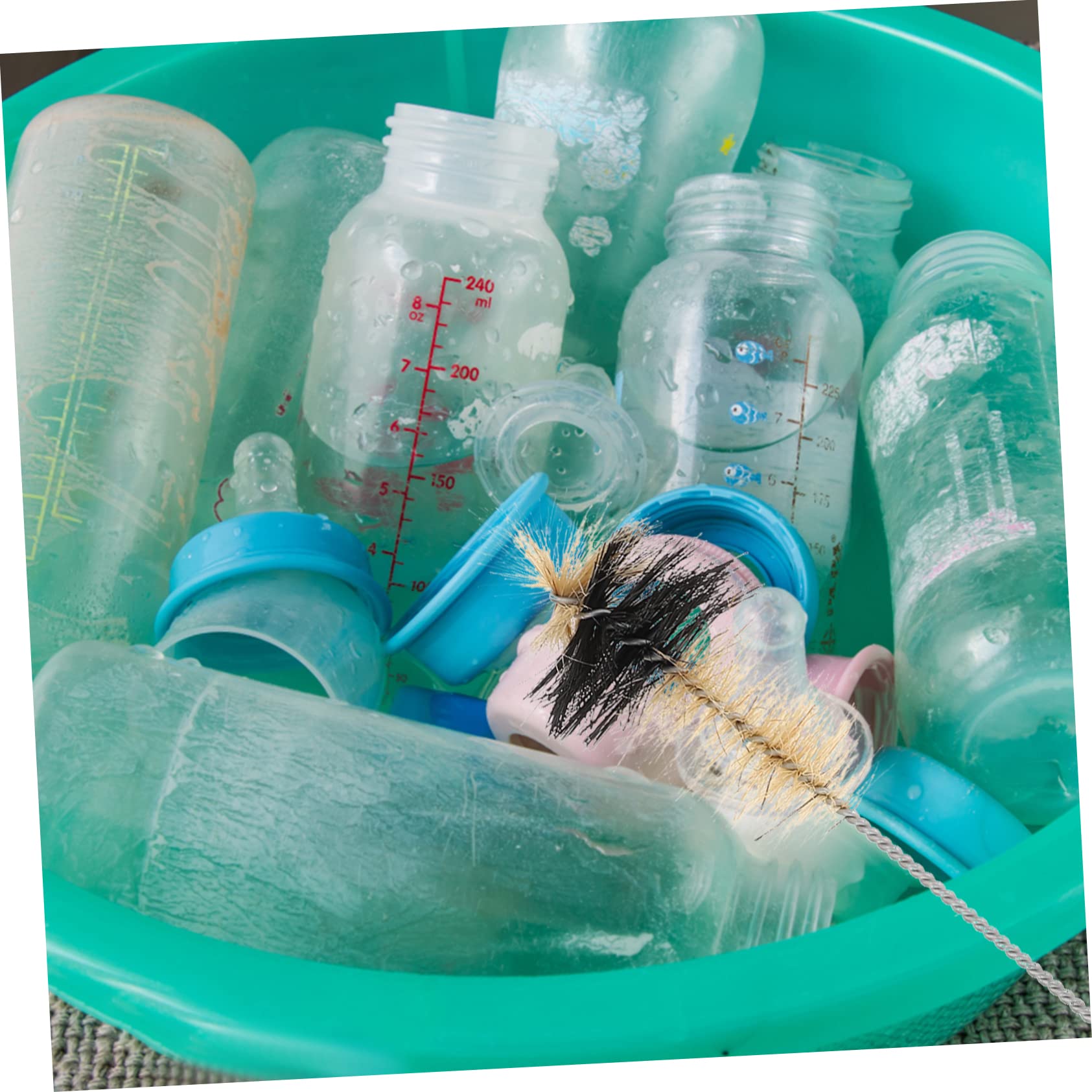 FOMIYES 6pcs Lab Bottle Cleaning Brush Labs Bottle Cleaning Brush Cleaning Brushes Bottle Cleaner Cleaner Window Barrier Sinks Brush Straw Cleaner Brushes Test Tube Brush Small Iron