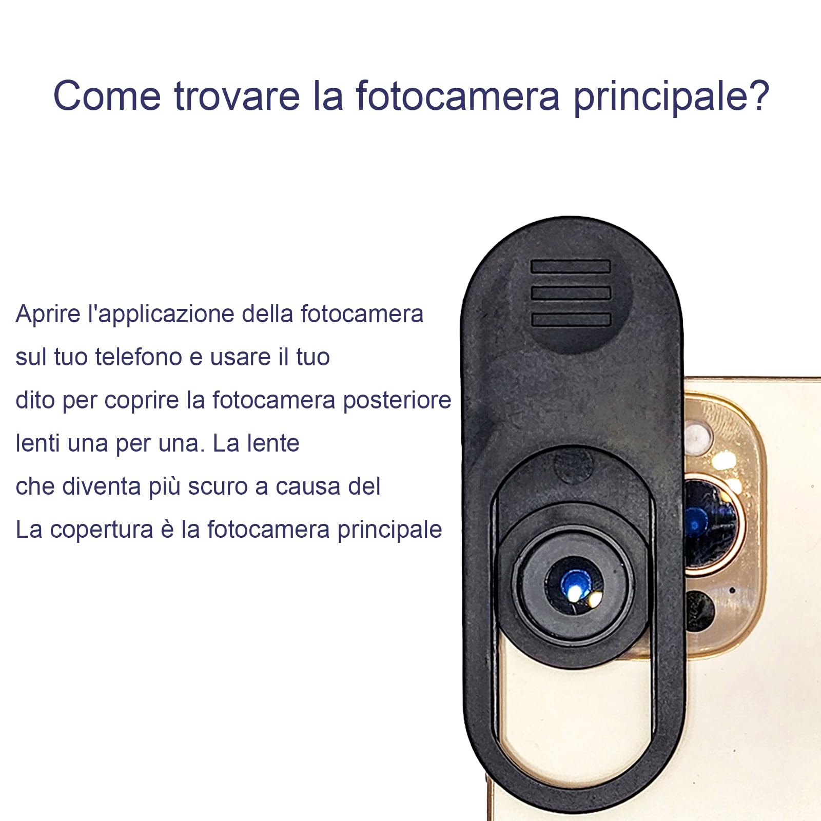 FotoZ Teleobiettivo da 60 mm con filettatura da 17 mm, clip per obiettivo del telefono, per iPhone, Android, la maggior parte degli smartphone, compatibile con SmallRig iPhone Smartphone Cage Case