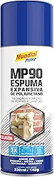 Espuma Expansiva de Poliuretano PU 230 ml (140 g) Mundial Prime – Uso Doméstico e Bricolagem | Vedação, Fixação e Preenchimento
