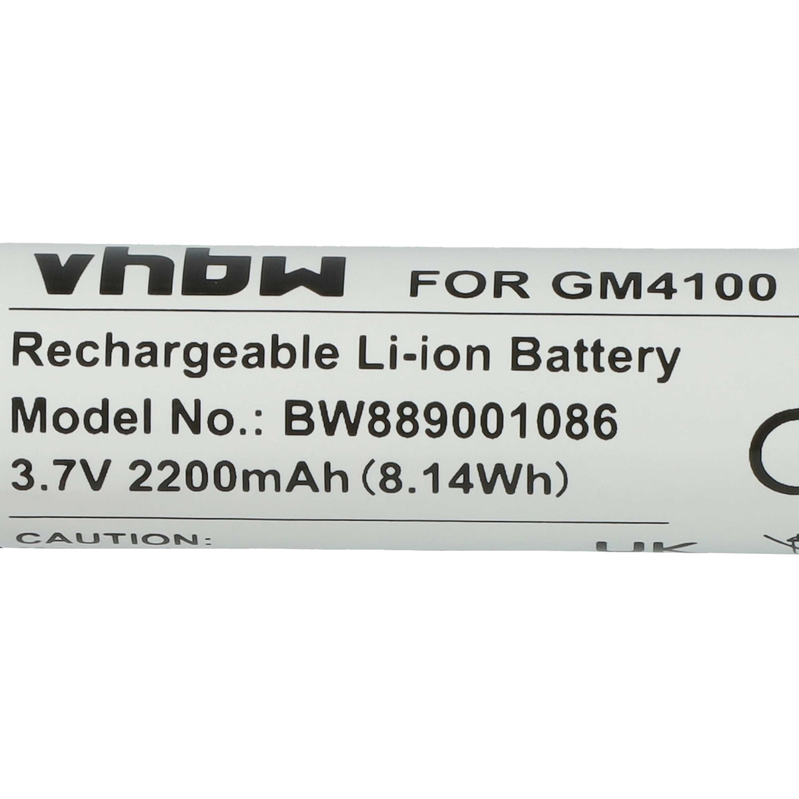 vhbw bateria zastępcza do Datalogic BT-8 RBP-4000 128000894 czytnik kodów kreskowych POS 2200mAh 3,7V Li-Ion