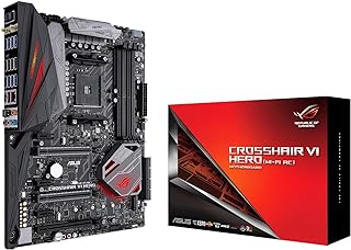 ASUS ROG Crosshair VI Hero (WI-FI AC) AMD Ryzen AM4 DDR4 M.2 USB 3.1 ATX X370 Motherboard with onboard 802.11AC WIFI and A...