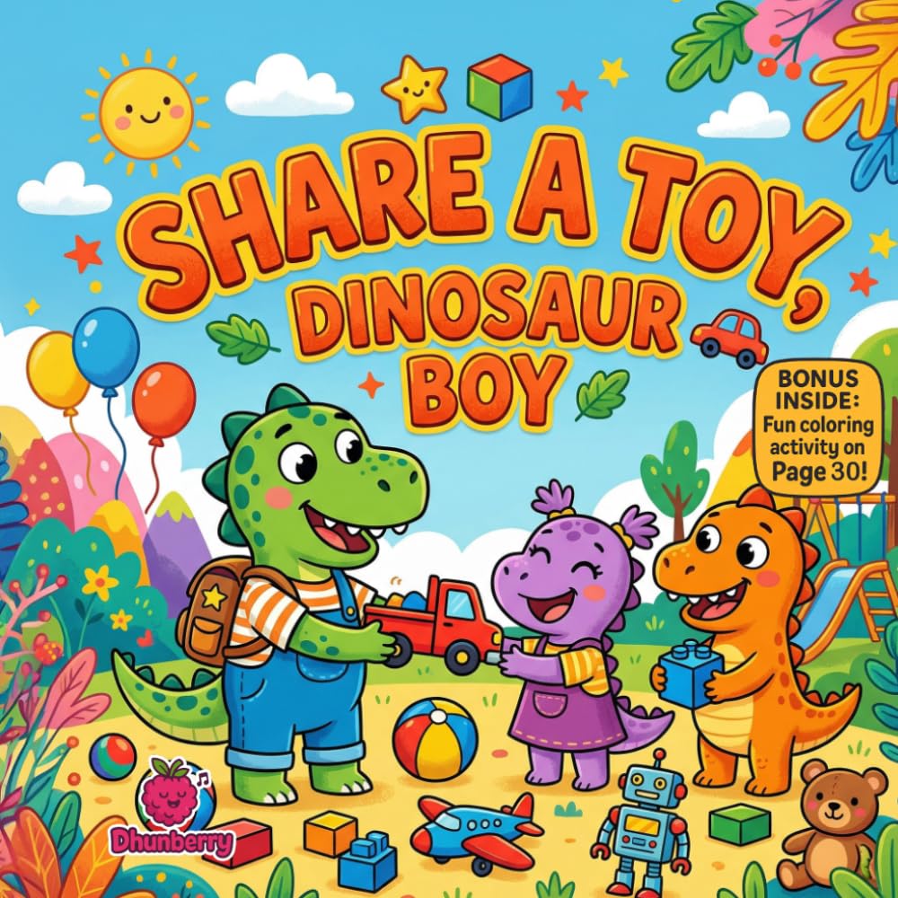 Share a Toy, Dinosaur Boy: A Silly Story About Sharing