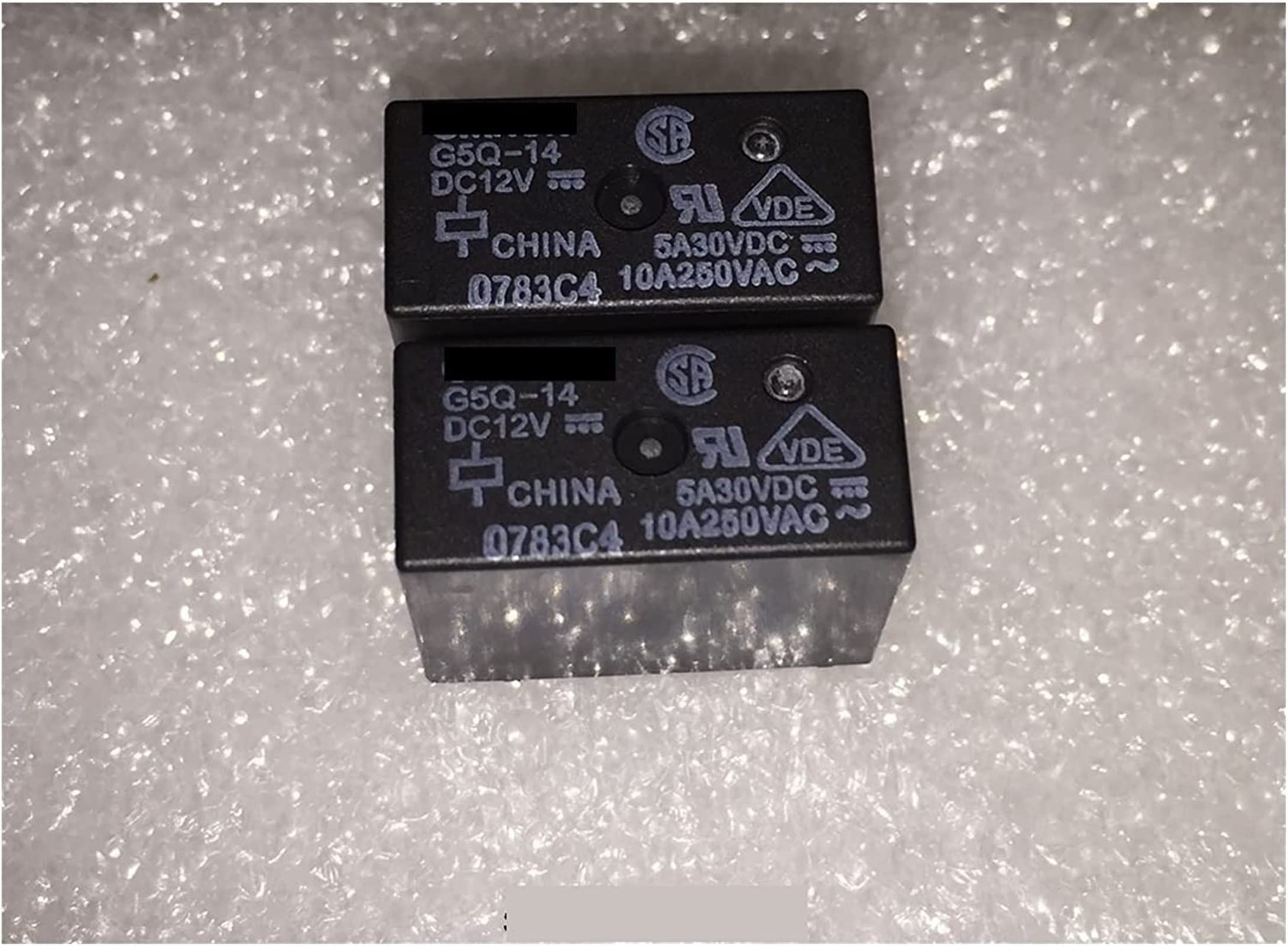 LKPEHTAGN Relay Power 10pcs G5Q-14-DC12V G5Q-14-12VDC G5Q-14-12V G5Q-14 12VDC 10A 5PIN