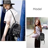 Vista 7 de I IHAYNER Mochila de moda para niñas y adolescentes, monederos de piel sintética con pompón, bolsa de hombro