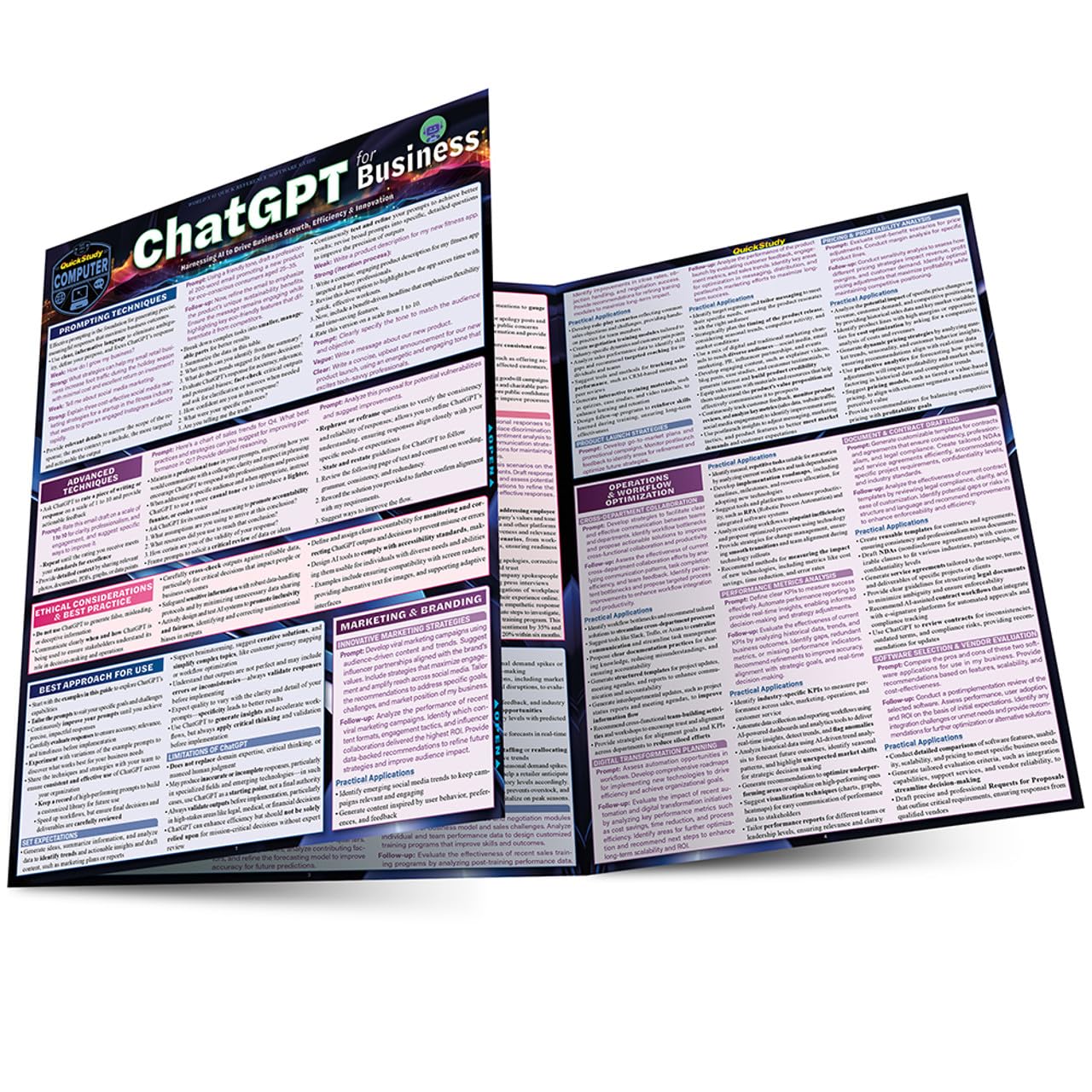 ChatGPT for Business: A Quickstudy Laminated Reference Guide