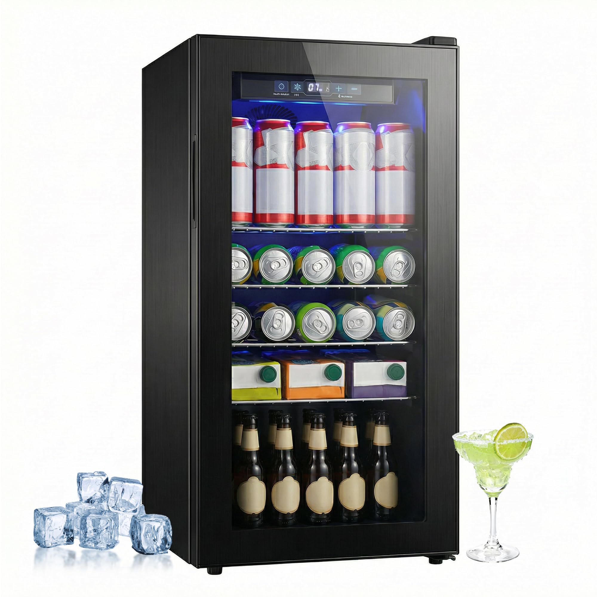 rosmena FLB-100-W-0421 Beverage Cooler Black