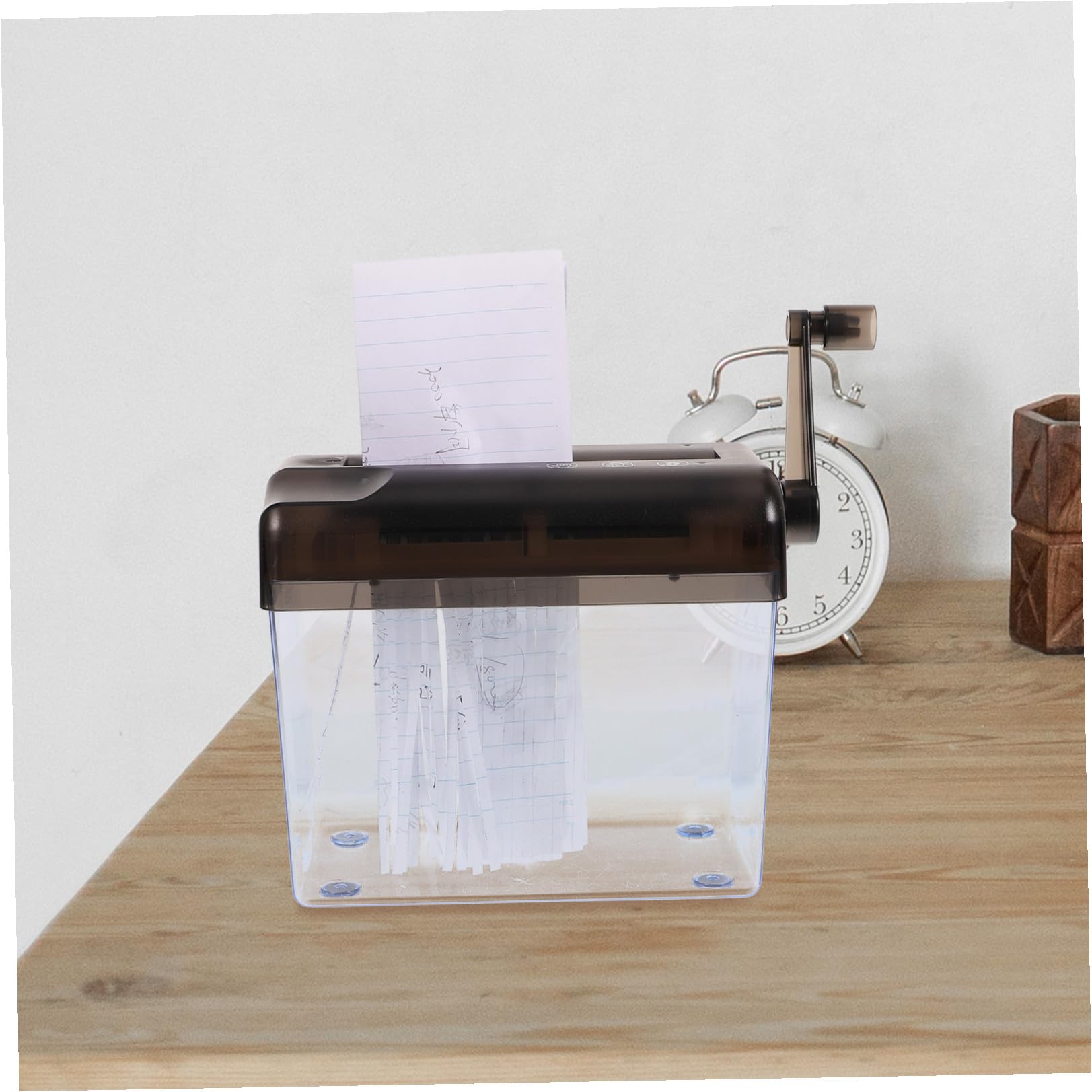 Destructeur de Papier Manuel A6 de Bureau, Mini, Abs, Simple