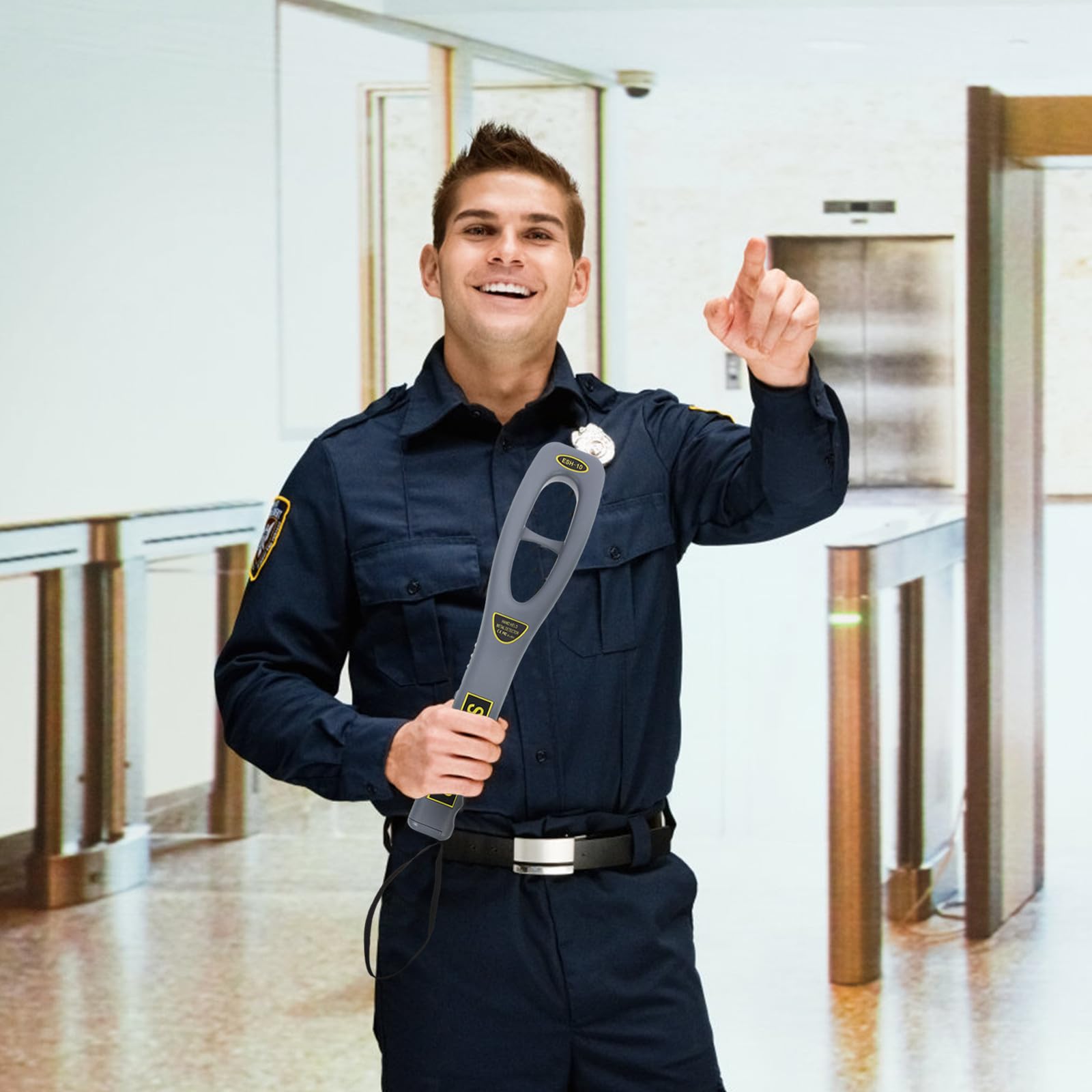 Detector de Metales de Mano de Alta Sensibilidad Reset Automático