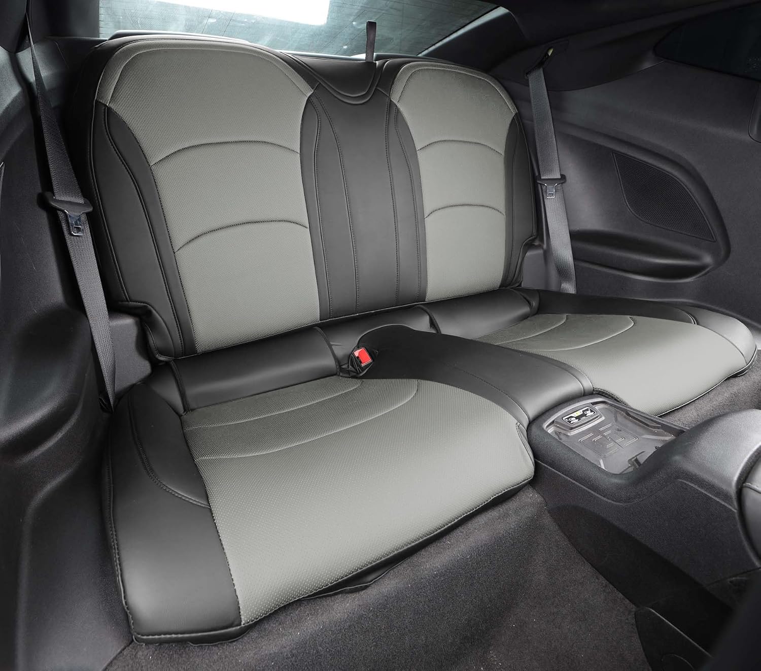 Seat Covers Custom Fit for Chevrolet Camaro 2016-2024 6th Gen Camaro LT LS RS SS ZL Coupe Model Faux Leather Vehicle Protect Cushion…