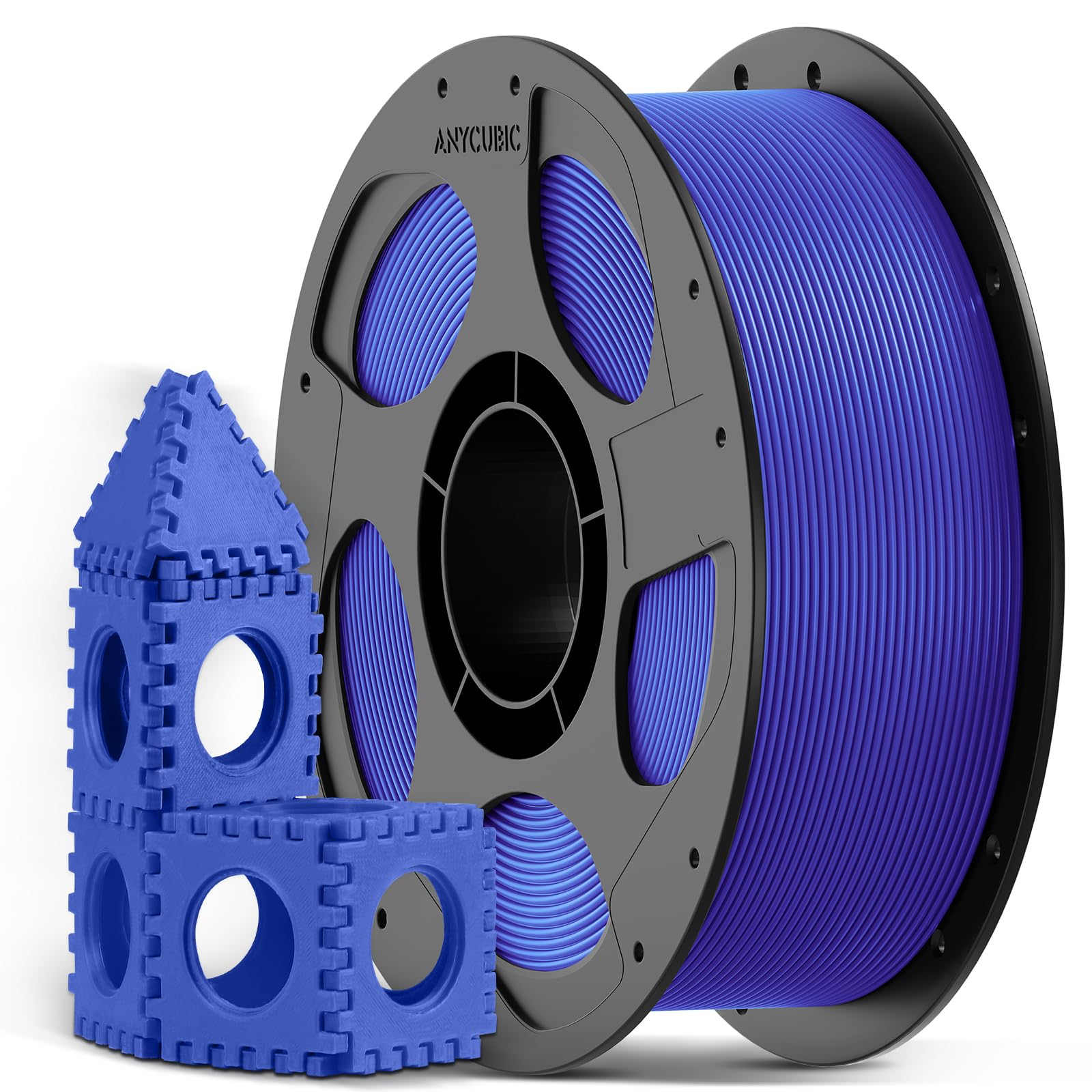 ANYCUBIC Refill High Speed PLA und Spool Kit, Bis zu 600 mm/s Hohe Geschwindigkeit 3D Drucker Filament, Intelligente Identifikation 1KG Blau