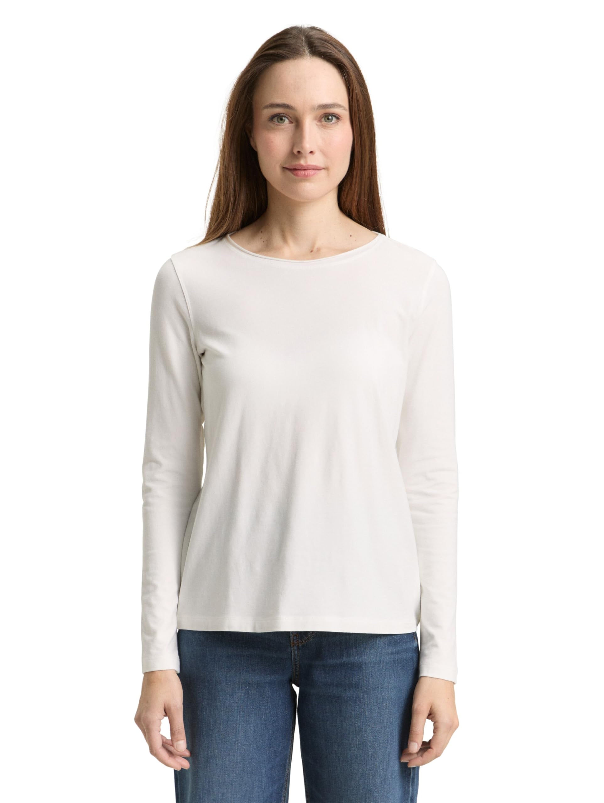TOM TAILOR Damen Basic Langarmshirt